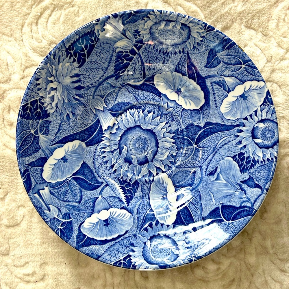 The Spode  Blue Room Collection, Sunflower Dish